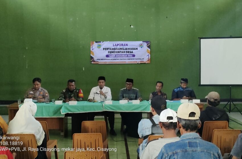  MUSYAWARAH DESA TAHUN ANGGARAN 2024 DESA MEKARWANGI KECAMATAN CISAYONGKABUPATEN TASIKMALAYA